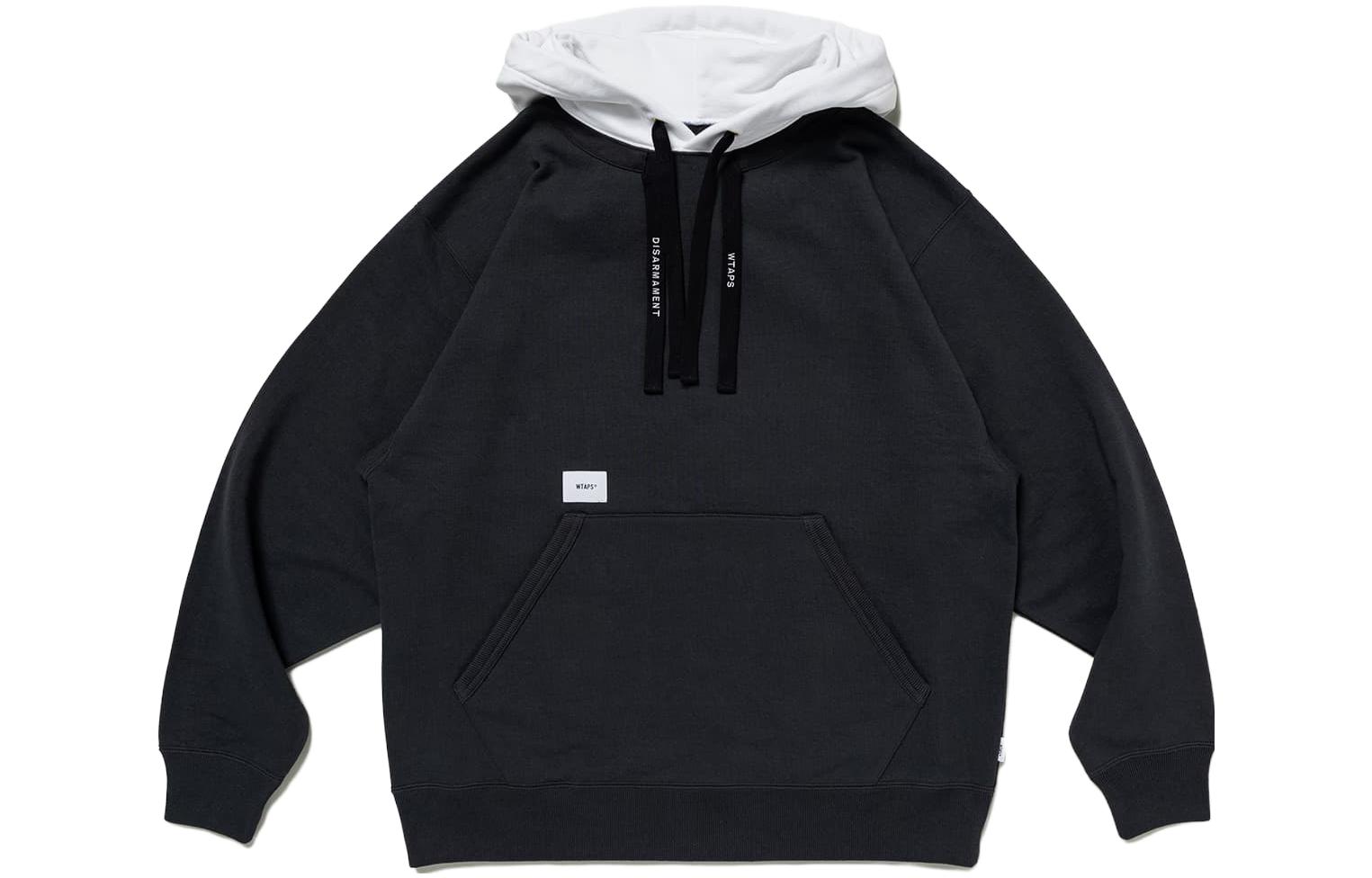 WTAPS FW23 Hooded Pullover Casual Long Sleeve Sweatshirt 232ATDT-CSM24