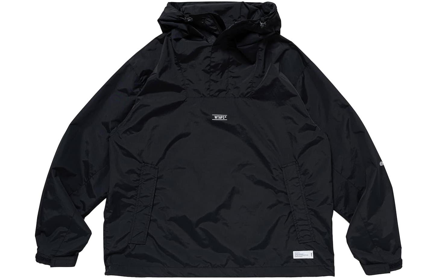 WTAPS FW23 Letter Print Hoodie Jacket 232WVDT-JKM03