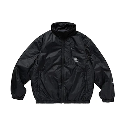 WTAPS FW23 Letter Print Zip-Up High Collar Jacket Long Sleeve 232BRDT-JKM08