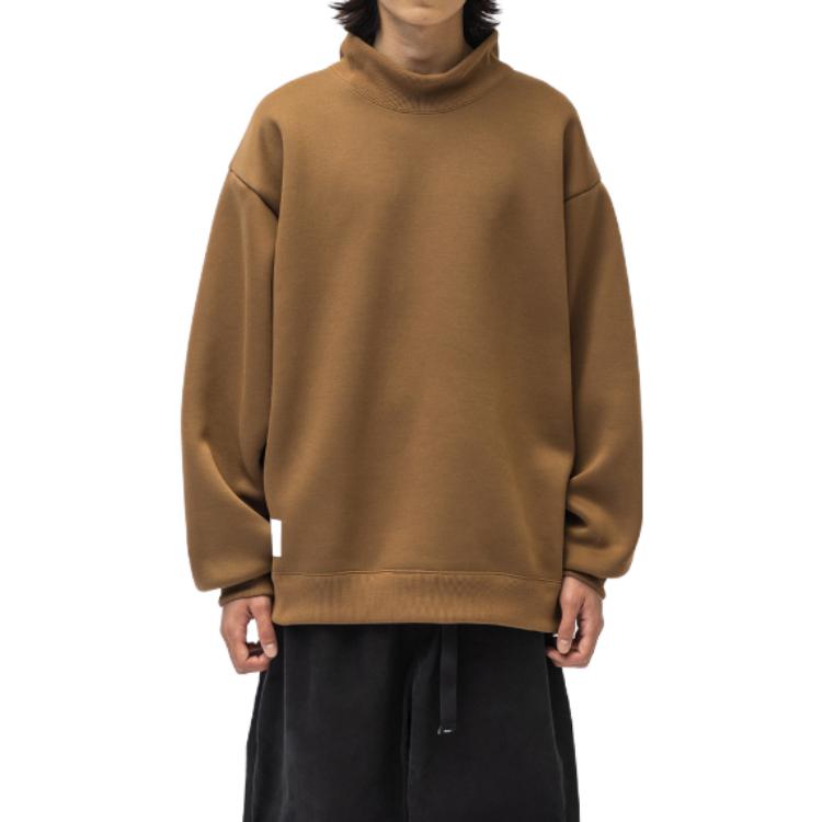 Shop WTAPS FW23 無地 オーバーサイズ クルーネック スウェットシャツ メンズ 232ATDT-CSM23
