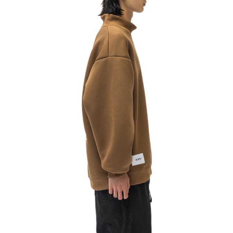 Details for WTAPS FW23 無地 オーバーサイズ クルーネック スウェットシャツ メンズ 232ATDT-CSM23