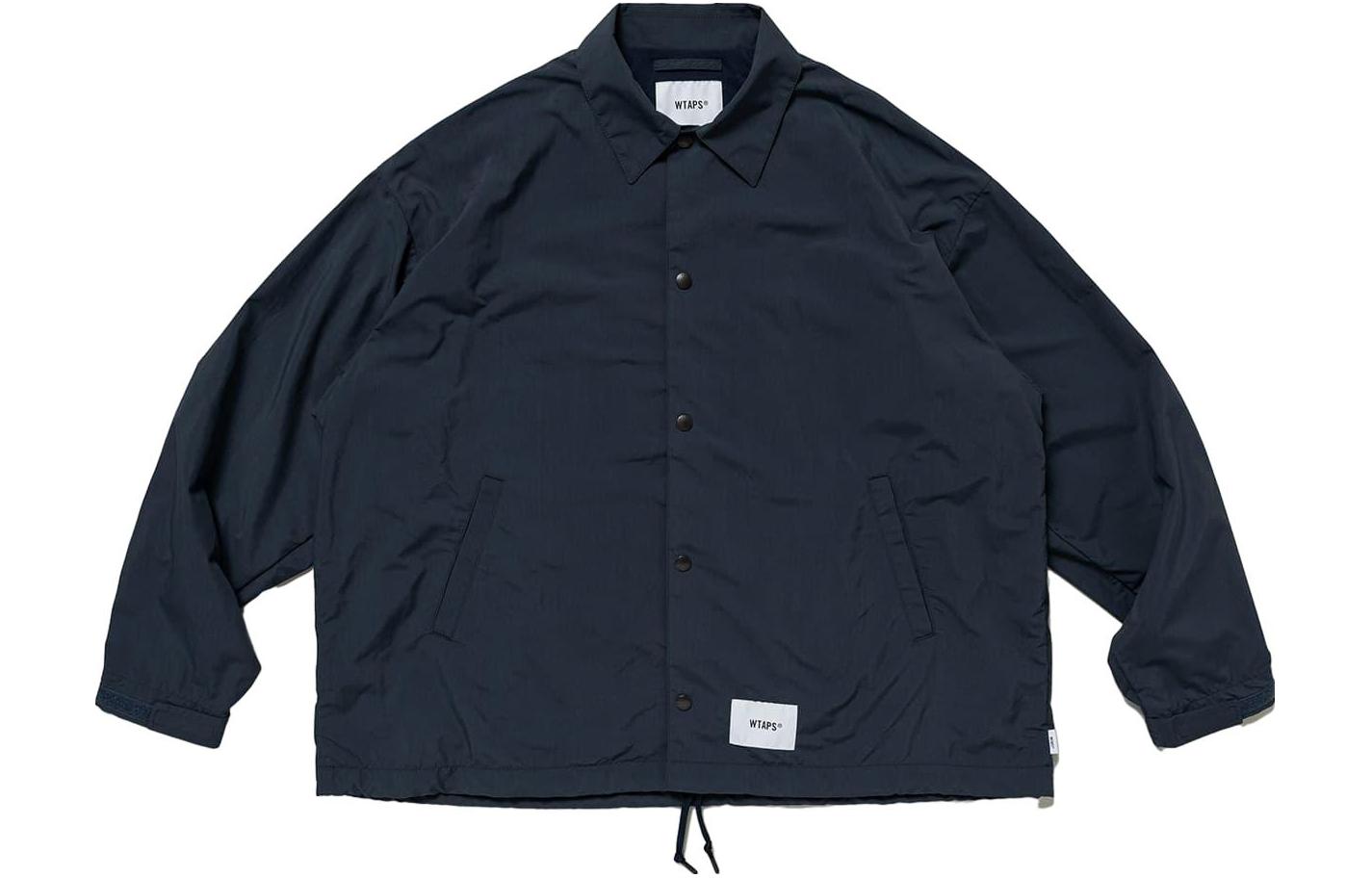 WTAPS FW23 Solid Color Pocket Long Sleeve Jacket 232TQDT-JKM01