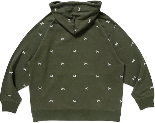 WTAPS Graphic Print Pullover Hoodie Green . 222ATDT-CSM26-OLIVE Lookbook WTAPS Graphic Print Pullover Hoodie Green . 222ATDT-CSM26-OLIVE