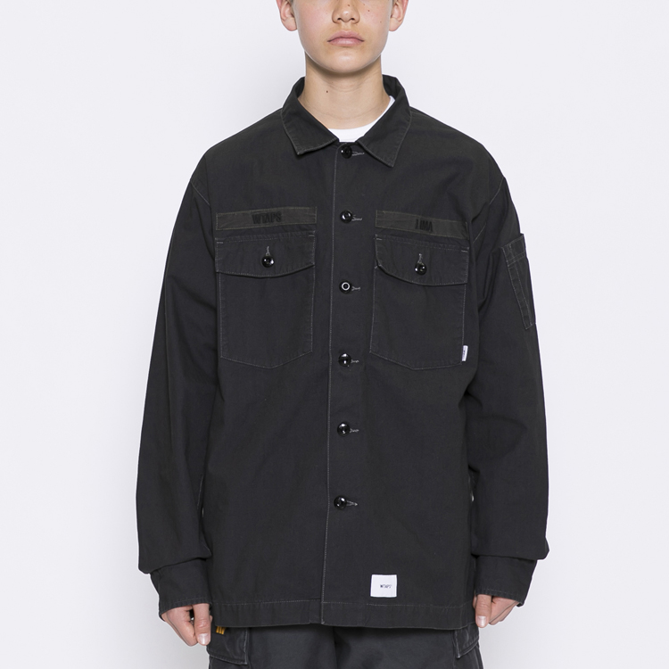 WTAPS Letter Logo Print Shirt Jacket 201BRDT-SHM02 圖 4