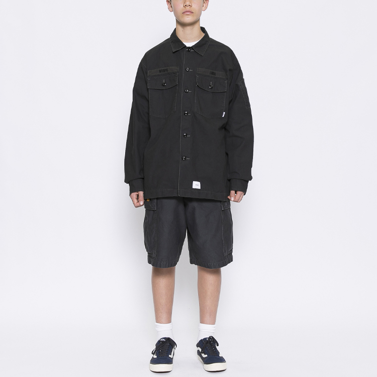 WTAPS Letter Logo Print Shirt Jacket 201BRDT-SHM02 圖 5