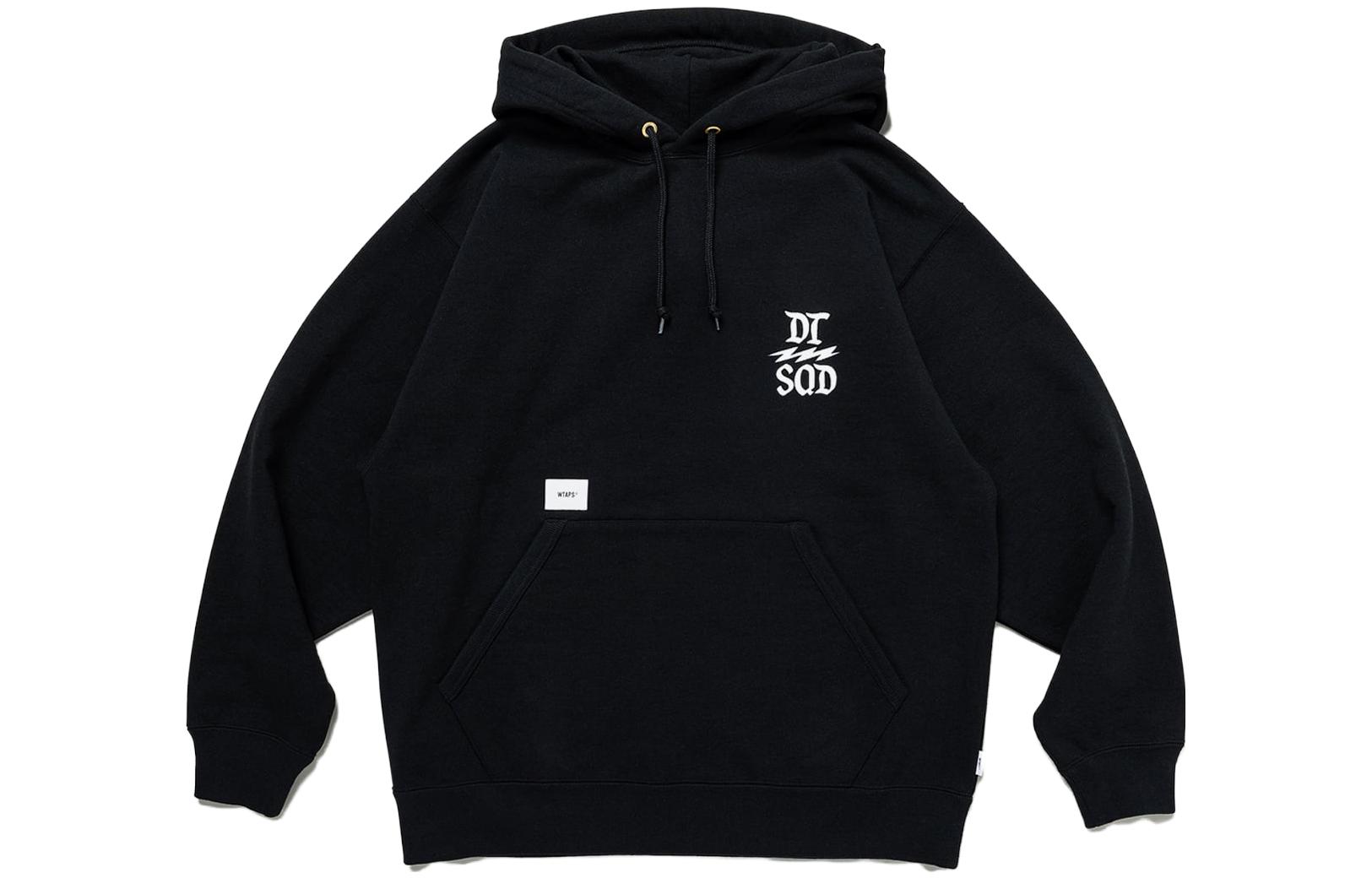 WTAPS Letter Print Casual Hoodie 231ATDT-CSM09