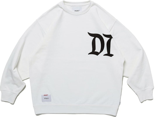 WTAPS Letter Print Crewneck Solid Color Long Sleeve Sweatshirt 231ATDT-CSM10 Buy WTAPS Letter Print Crewneck Solid Color Long Sleeve Sweatshirt 231ATDT-CSM10