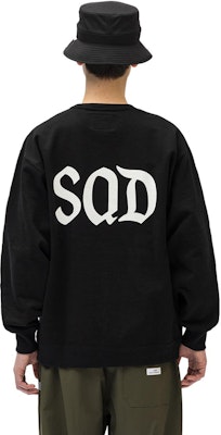 WTAPS Letter Print Crewneck Solid Color Long Sleeve Sweatshirt 231ATDT-CSM10 Purchase WTAPS Letter Print Crewneck Solid Color Long Sleeve Sweatshirt 231ATDT-CSM10