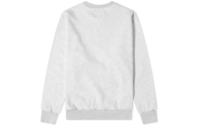 Lookbook WTAPS Letter Print Pullover Sweatshirt Unisex Light Grey 201ATDT-CSM17