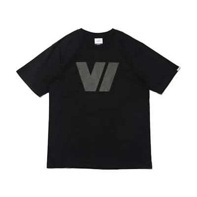 WTAPS Letter Printed Short Sleeve Casual T-Shirt Black - 211PCDT-ST08S