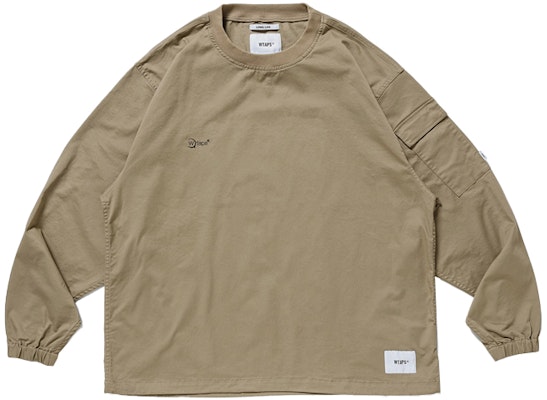 WTAPS Logo Embroidered Crewneck Loose Fit Long Sleeve T-Shirt Men’s. 212BRDT-SHM05 Cheap WTAPS Logo Embroidered Crewneck Loose Fit Long Sleeve T-Shirt Men’s. 212BRDT-SHM05