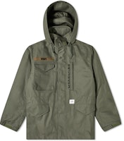 WTAPS Logo Multi-Pocket Hooded Jacket for Men 202WVDT-JKM01 WTAPS Logo Multi-Pocket Hooded Jacket for Men 202WVDT-JKM01