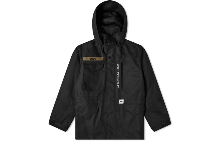 Details for WTAPS Logo Multi-Pocket Hooded Jacket for Men 202WVDT-JKM01