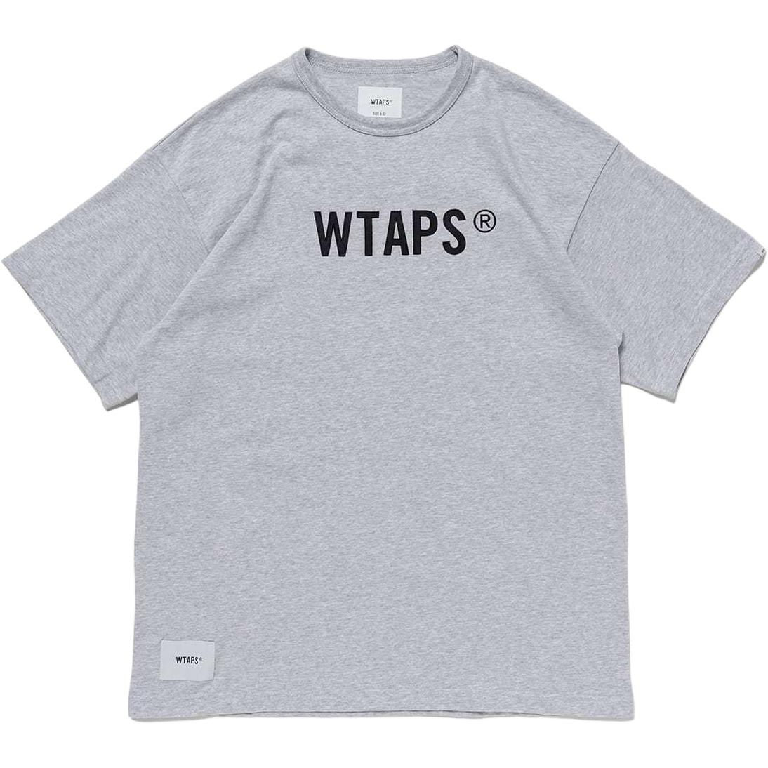 Lookbook WTAPS Logo Print Casual Crewneck Short Sleeve T-Shirt Unisex. 241ATDT-CSM22