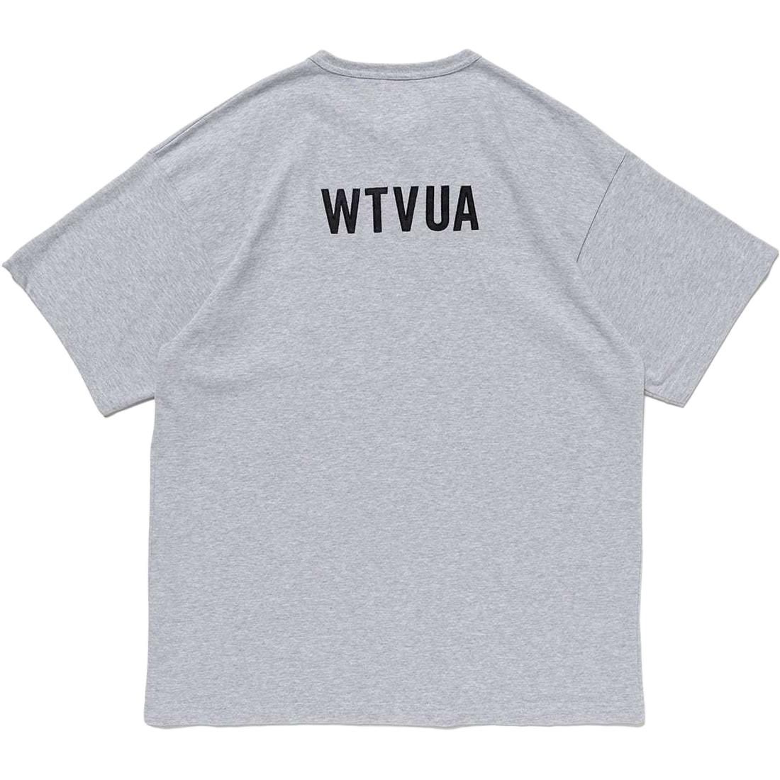 Shop WTAPS Logo Print Casual Crewneck Short Sleeve T-Shirt Unisex. 241ATDT-CSM22