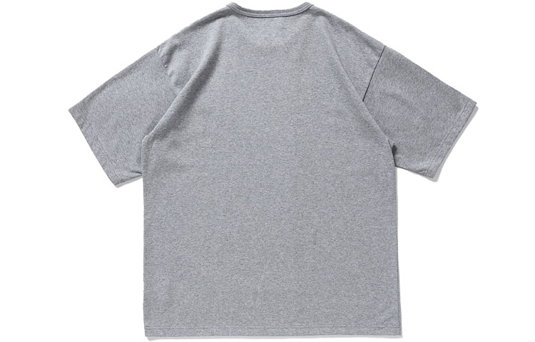 Shop WTAPS Logo Print Crew Neck Short Sleeve T-Shirt 211ATDT-CSM14