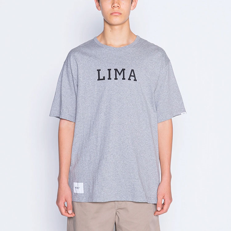 Purchase WTAPS Logo Print Crew Neck Short Sleeve T-Shirt 211ATDT-CSM14