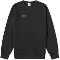 WTAPS Logo Print Crewneck Long Sleeve Sweatshirt Black 212ATDT-CP02S-BK WTAPS Logo Print Crewneck Long Sleeve Sweatshirt Black 212ATDT-CP02S-BK