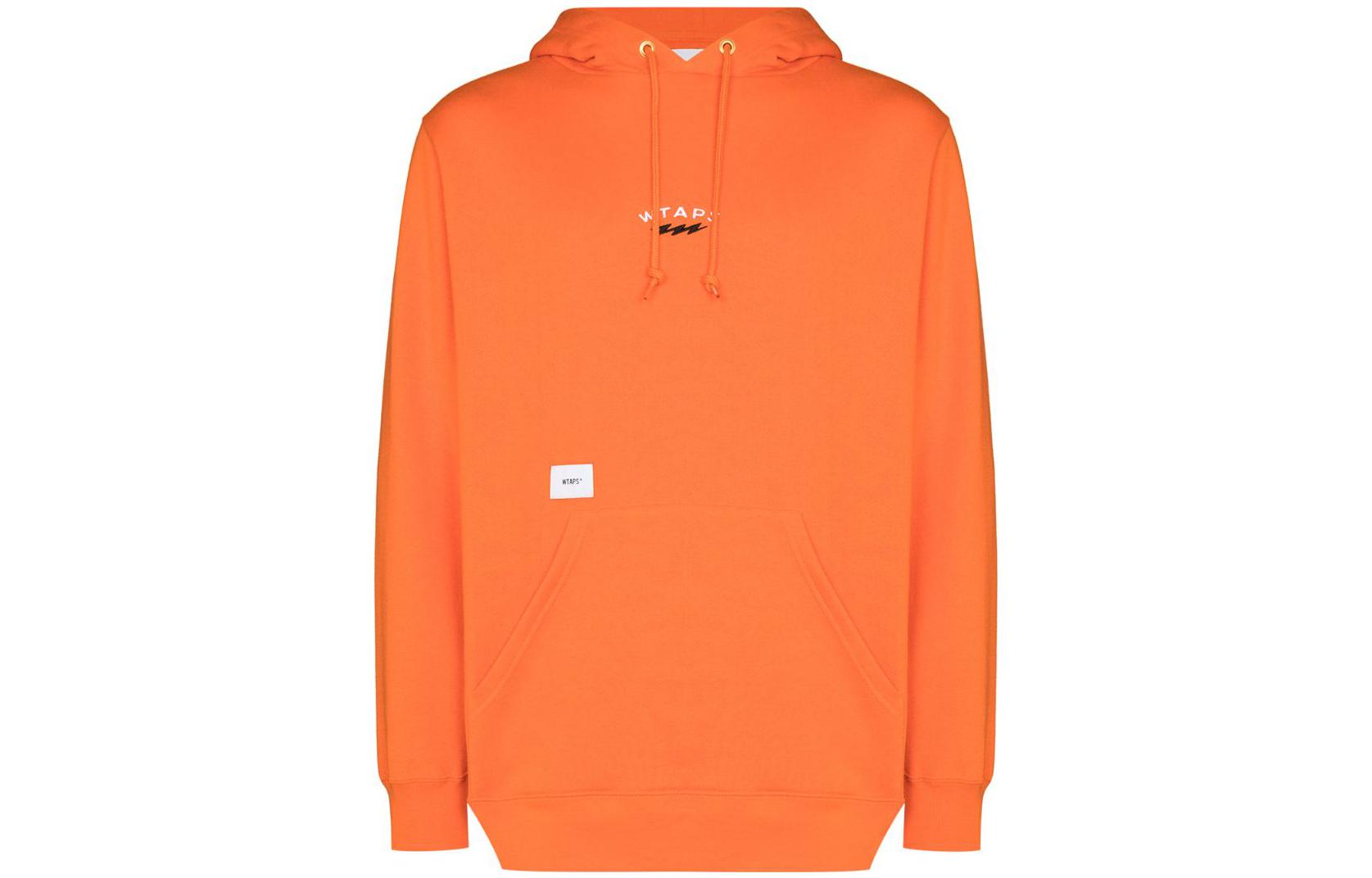 WTAPS Logo Pullover Hoodie Orange 212ATDTCSM20ORANGE