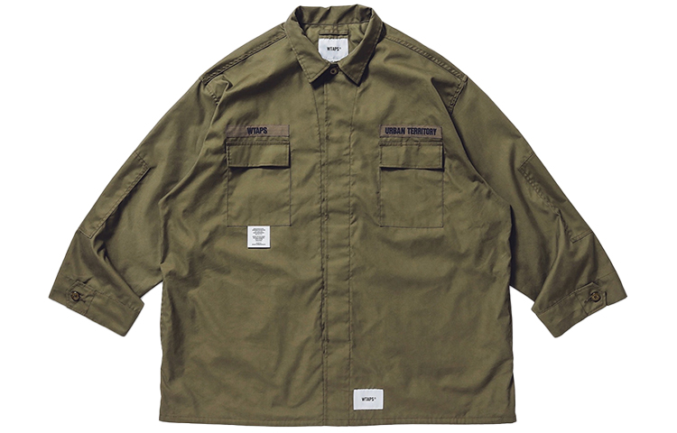 WTAPS Loose Fit Two-Pocket Workwear Jacket for Men 202WVDT