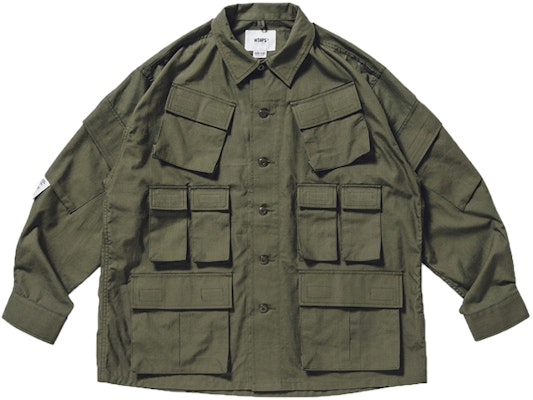 WTAPS 모듈러 멀티포켓 코튼 립스탑 셔츠 남성용 긴팔 202BRDT-SHM02 Buy WTAPS 모듈러 멀티포켓 코튼 립스탑 셔츠 남성용 긴팔 202BRDT-SHM02