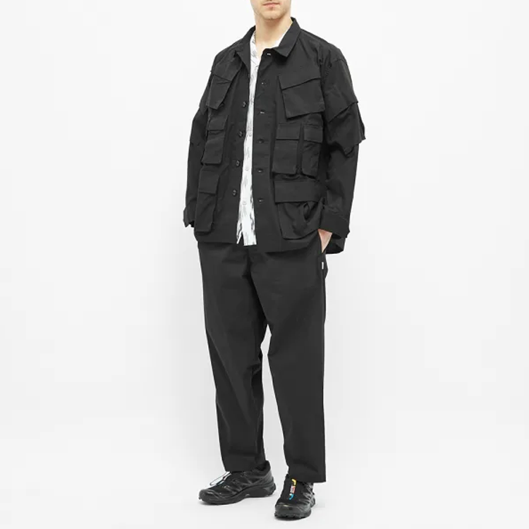 Cheap WTAPS 모듈러 멀티포켓 코튼 립스탑 셔츠 남성용 긴팔 202BRDT-SHM02