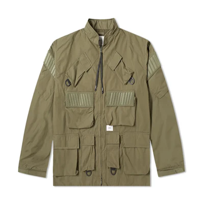 WTAPS Modular LS 01 Multi-Pocket Utilitarian Workwear Jacket 192BRDT-JKM07