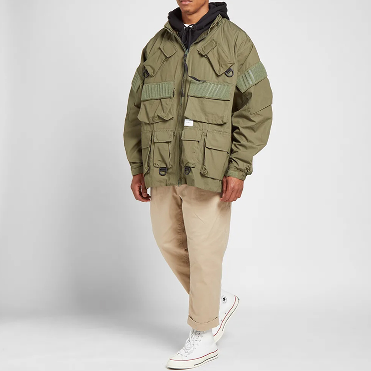 Details for WTAPS Modular LS 01 Multi-Pocket Utilitarian Workwear Jacket 192BRDT-JKM07