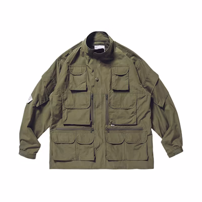 WTAPS Modular Multi-Pocket Stand Collar Jacket for Men 202BRDT-JKM01
