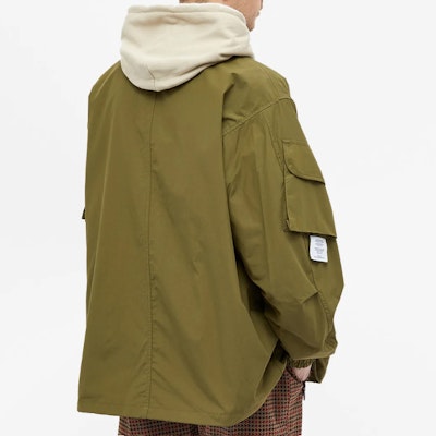 WTAPS Modular Multi-Pocket Stand Collar Jacket for Men 202BRDT-JKM01 Sizing WTAPS Modular Multi-Pocket Stand Collar Jacket for Men 202BRDT-JKM01