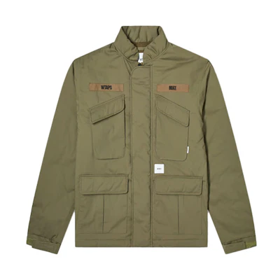 WTAPS Olive Brown Utility Jacket with Multi-Pockets Unisex 192WVDT-JKM04-OD