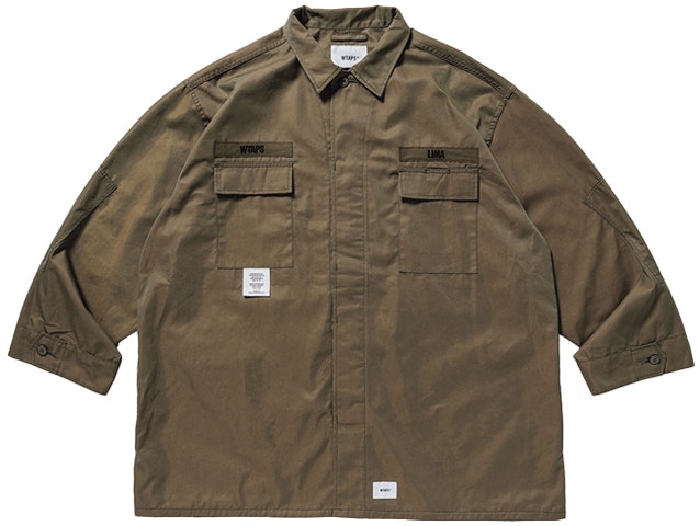 wtaps-olive-logo-patch-utility-jacket-unisex-201-wvdt-jkm-04