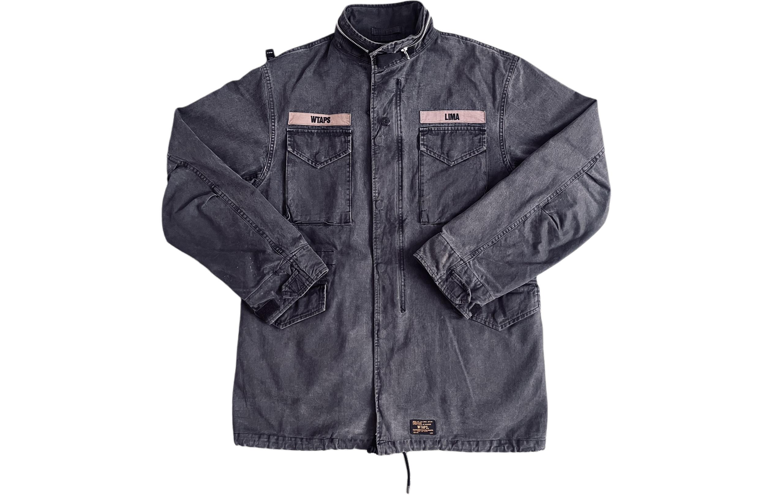 WTAPS Overfit Long Sleeve Jacket Blue Unisex Wp96-17