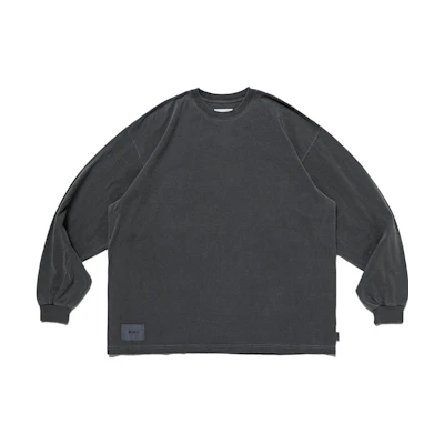 WTAPS Plain Crewneck Long Sleeve Sweatshirt Cement Grey 231ATDT-CSM18
