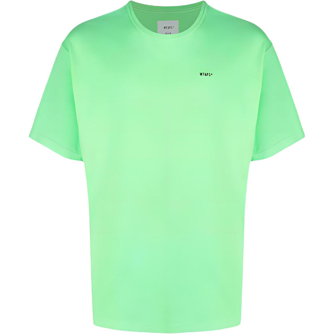 WTAPS Plain Logo Graphic Crewneck T-Shirt Unisex 211ATDT-CSM04-GREE