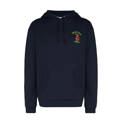 WTAPS Plain Logo Hoodie Jacket Navy Blue 192ATDTHP02SNAVY