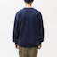 Details for WTAPS Plain Navy Blue Pullover Crewneck Sweatshirt 221ATDT-CSM18
