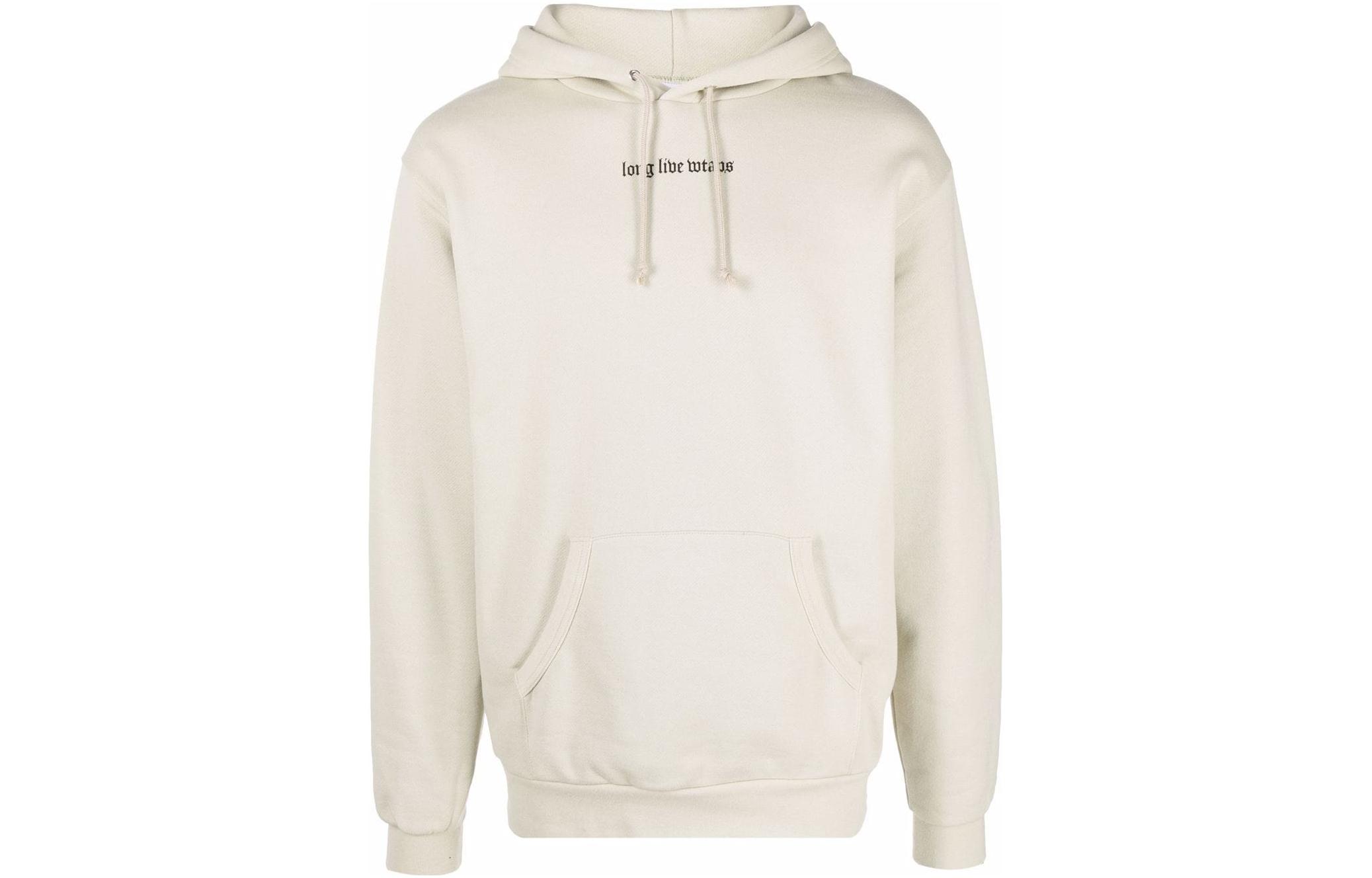 WTAPS Printed Casual Hoodie Unisex Off-White 212ATDT-HP01S