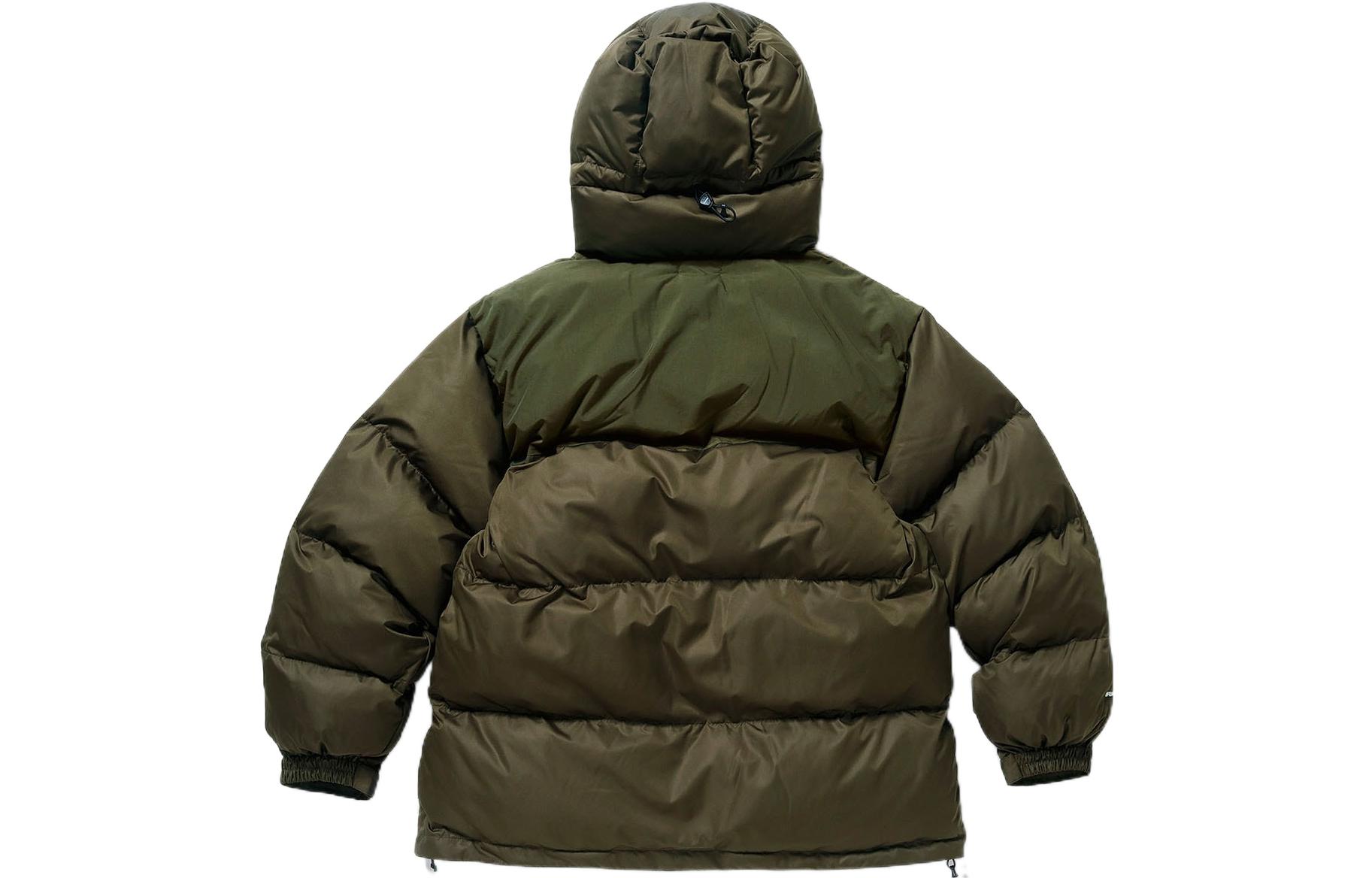 Shop WTAPS Printed Hooded Jacket 222BRDT-JKM03