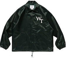 WTAPS Satin Button-Up Letter Patch Jacket Unisex Long Sleeve 241TQDT-JKM02 WTAPS Satin Button-Up Letter Patch Jacket Unisex Long Sleeve 241TQDT-JKM02