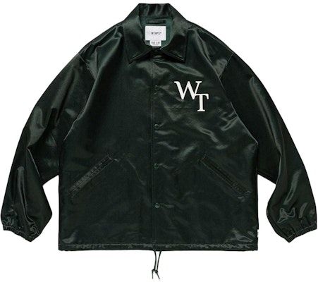 WTAPS Satin Button-Up Letter Patch Jacket Unisex Long Sleeve 241TQDT-JKM02 Order WTAPS Satin Button-Up Letter Patch Jacket Unisex Long Sleeve 241TQDT-JKM02