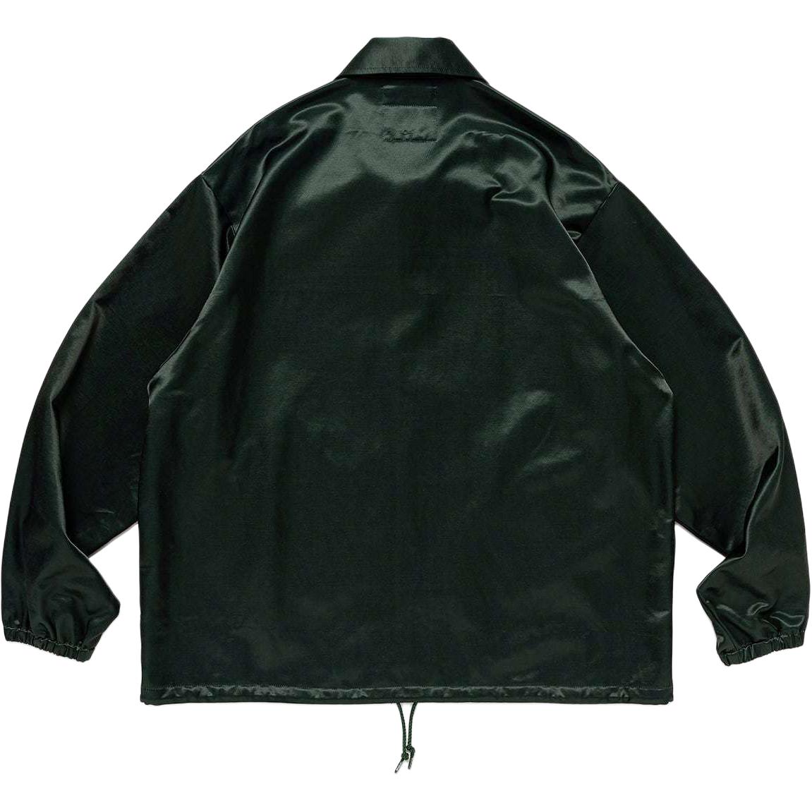 Lookbook WTAPS Satin Button-Up Letter Patch Jacket Unisex Long Sleeve 241TQDT-JKM02