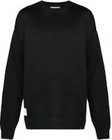 WTAPS Skeleton Jacquard Knit Sweater Black. 222MADT-KNM02 WTAPS Skeleton Jacquard Knit Sweater Black. 222MADT-KNM02