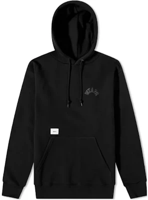 WTAPS Solid Color Embroidered Hoodie Black Long Sleeve 212ATDT-CSM15-BLK Buy WTAPS Solid Color Embroidered Hoodie Black Long Sleeve 212ATDT-CSM15-BLK