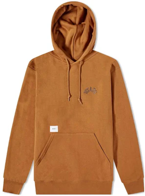 WTAPS Solid Color Embroidered Hoodie Brown Long Sleeve 212ATDT-CSM15-BRW Buy WTAPS Solid Color Embroidered Hoodie Brown Long Sleeve 212ATDT-CSM15-BRW
