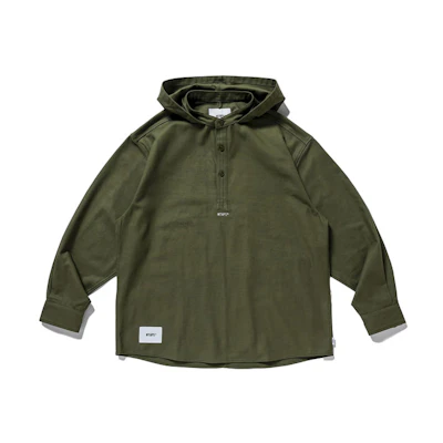 WTAPS Solid Color Hoodie Long Sleeve T-Shirt Men’s 212GWDT-SHM01