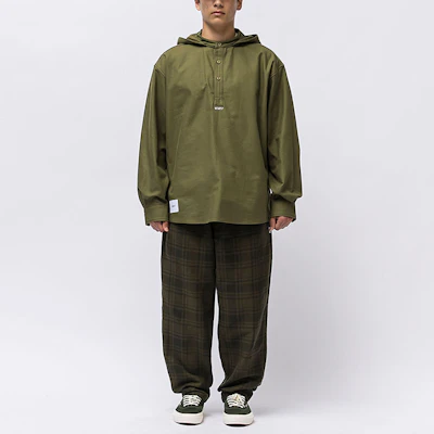 WTAPS纯色连帽长袖T恤男款 212GWDT-SHM01 Shop WTAPS纯色连帽长袖T恤男款 212GWDT-SHM01