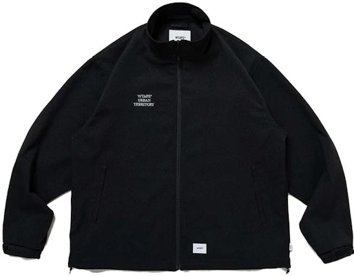 WTAPS Solid Color Letter Print Zip Jacket Black Outerwear 231BRDT-JKM01-BK Buy WTAPS Solid Color Letter Print Zip Jacket Black Outerwear 231BRDT-JKM01-BK