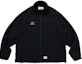 Order WTAPS Solid Color Letter Print Zip Jacket Black Outerwear 231BRDT-JKM01-BK