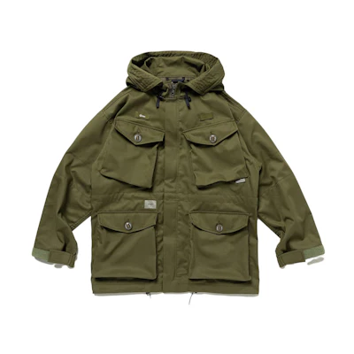 WTAPS Solid Color Stand Collar Zip-Up Jacket 232BRDT-JKM03